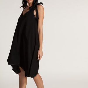 Cistar Arizona Contrast Stitch Bow Dress NWT L